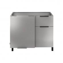 Home Refinements by Julien HR-ESSTCR18-N - Essence Corner Storage 18'' 1 Door, Nature