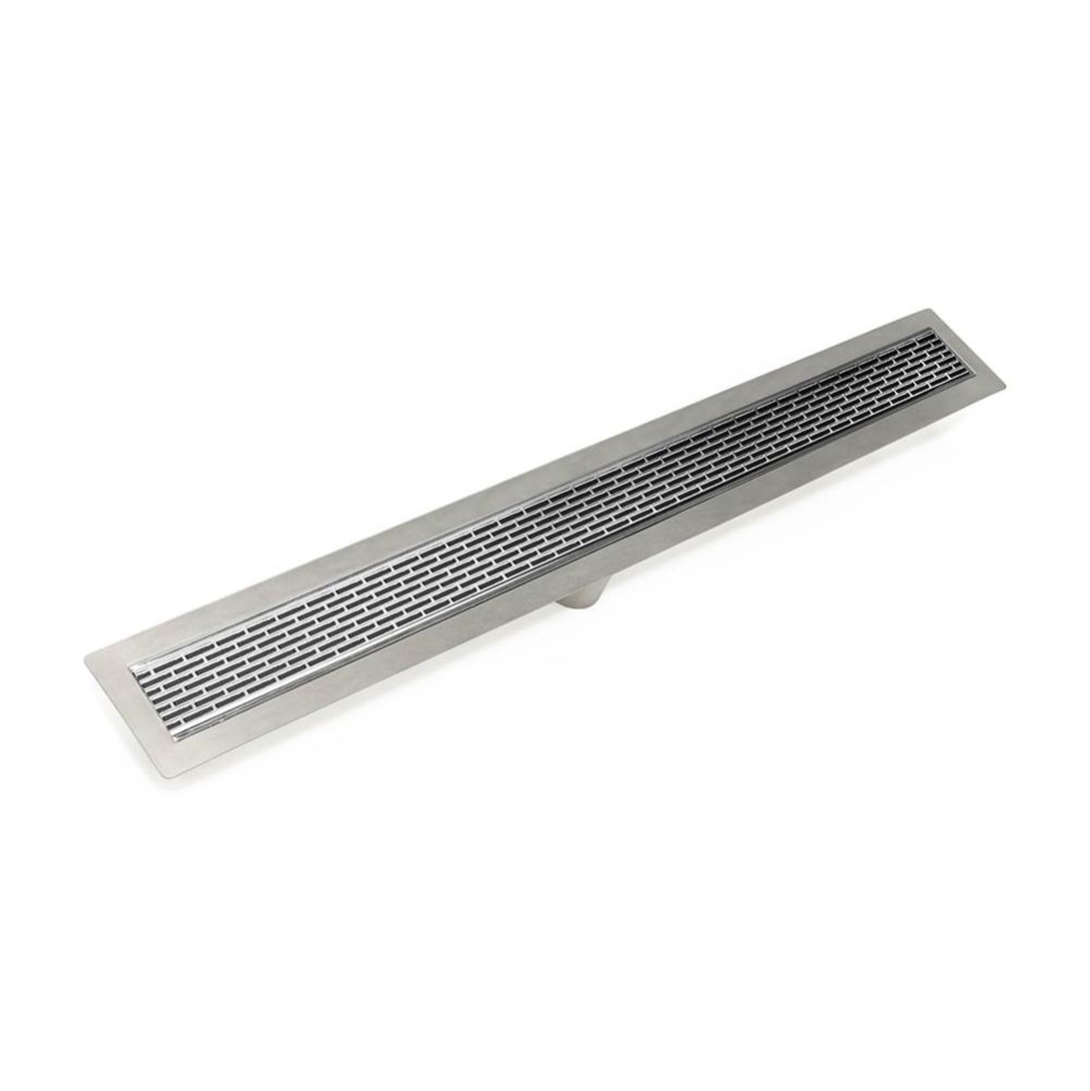 48'' FF Series Complete Kit with 2 1/2'' Perforated Offset Slot Grate in Polis