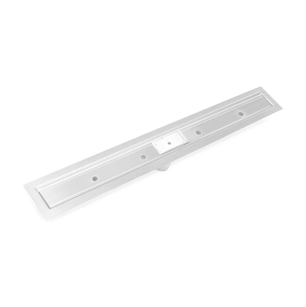 24'' Slot Drain Complete Kit for FF Series in Matte White