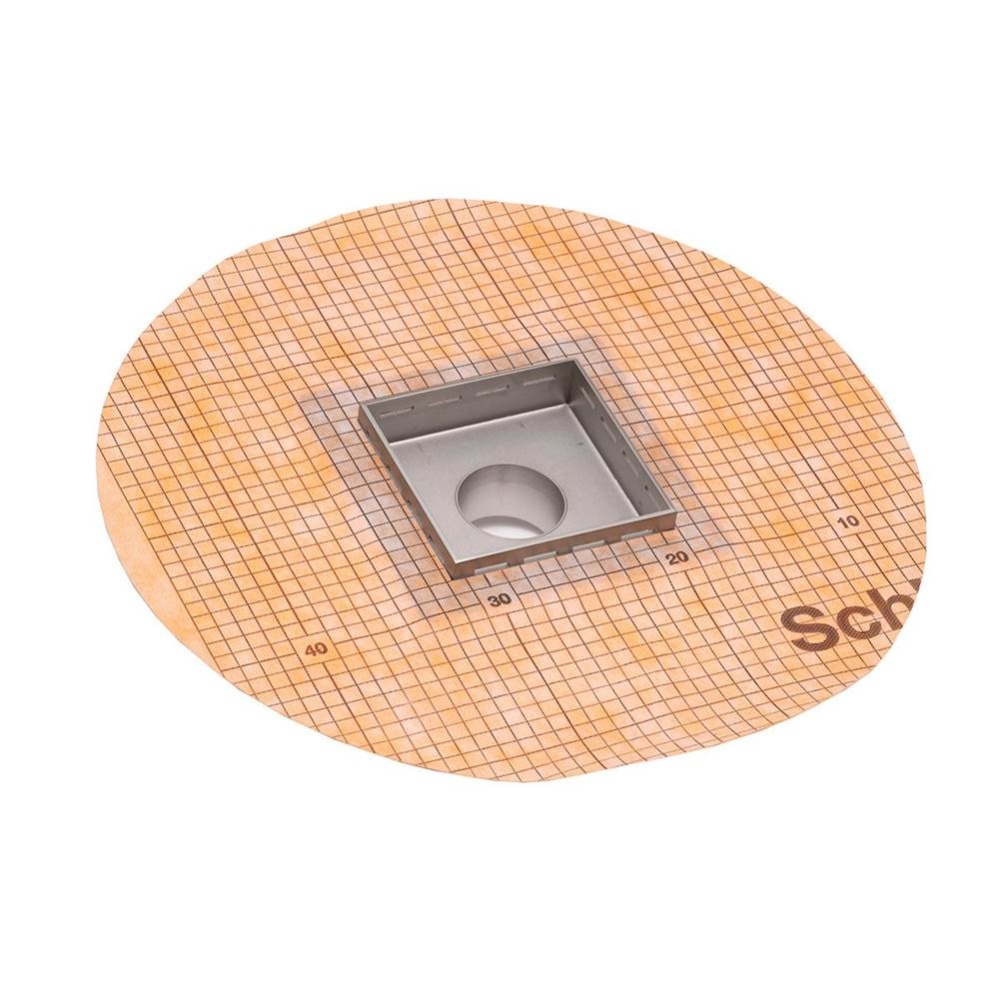 5'' x 5'' Stainless Steel 2” Throat only with Factory Applied Schluter®