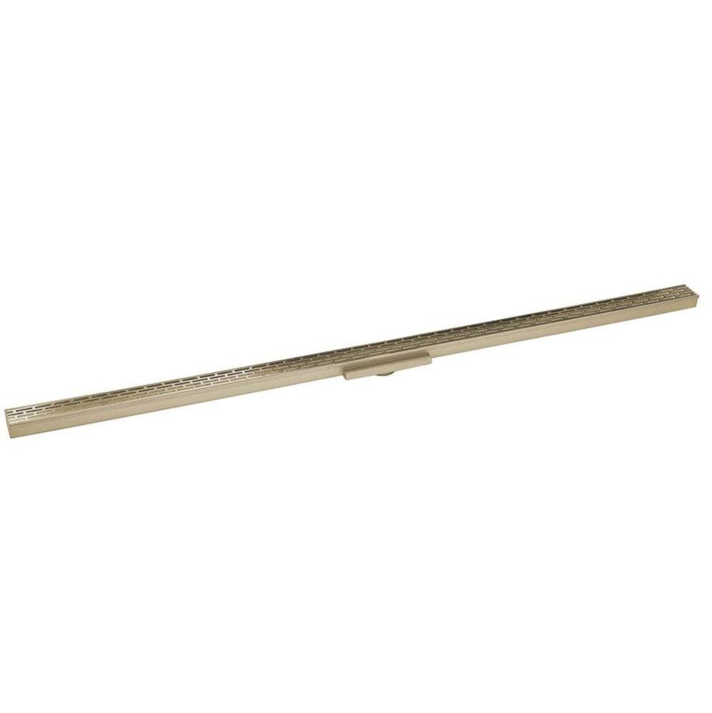 42'' FX Series Complete Kit with Perforated Offset Slot Grate in Satin Champagne