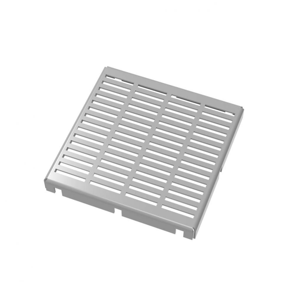 5''x5'' LN5 Slotted Pattern Top Plate in Satin Stainless
