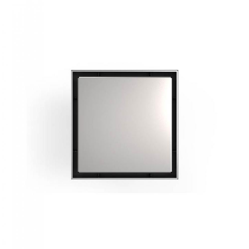 5'' x 5'' LSD 5 Solid Style Complete Kit in Satin Stainless with PVC Bonded Fl