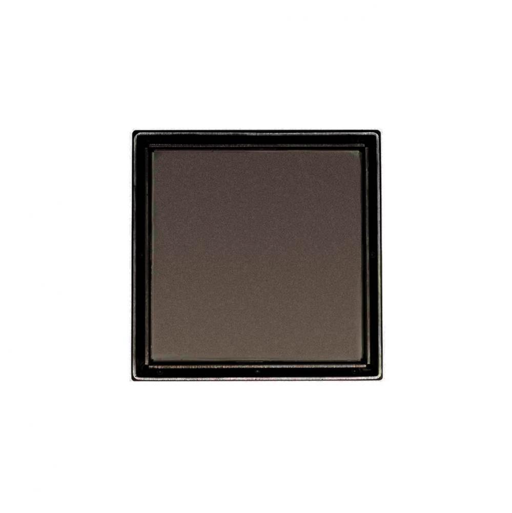 5'' x 5'' LTD 5 Tile Insert Complete Kit in Oil Rubbed Bronze with Stainless S