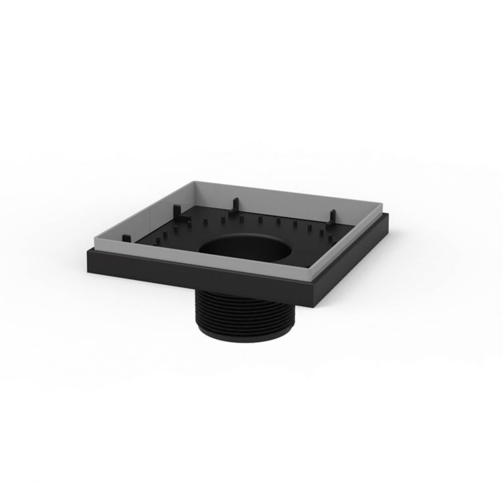 5''x5'' 2'' ABS Throat in Satin Stainless