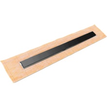 Infinity Drain FCSSD 6532 GM - 32'' FCS Series Complete Kit with 2 1/2'' Solid Grate in Gunmetal