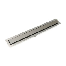 Infinity Drain FFSD 6560 SS - 60'' FF Series Complete Kit with 2 1/2'' Solid Grate in Satin Stainless