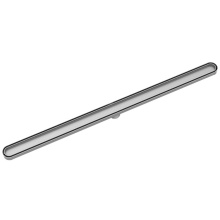 Infinity Drain FXDTIF 6548 SS - 48'' FX Series Complete Kit with Discorectangle Tile Insert Frame in Satin Stainless