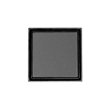 Infinity Drain LTD5-2A GM - 5'' x 5'' LTD 5 Tile Insert Complete Kit in Gunmetal with ABS Drain Body, 2&ap