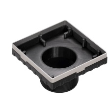 Infinity Drain TL 42-SS - 4''x4'' 2'' ABS Throat in Satin Stainless