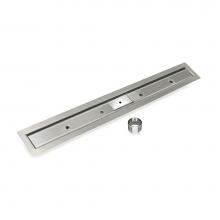 Infinity Drain CBST 6542 - 42'' Slot Drain Channel only for FCB Series with 2'' Threaded Outlet