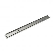 Infinity Drain FXTIF 6548 SS - 48'' FX Series Complete Kit with Tile Insert Frame in Satin Stainless