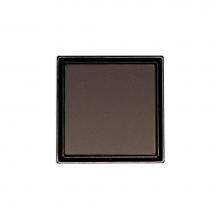 Infinity Drain LTD5 BS ORB - 5'' x 5'' LTD 5 Tile Insert Complete Kit in Oil Rubbed Bronze with Stainless S