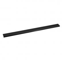 Infinity Drain SA 6548 BK - 48'' Wedge Wire Grate for S-LAG 65/S-AS 65/S-AS 99 in Matte Black