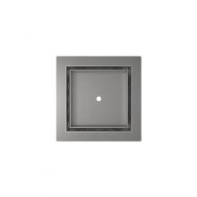 Infinity Drain TDLF 5-2A SS - 5'' x 5'' Flanged Tile Drain Strainer for 3/8'' tile in Satin Stainl