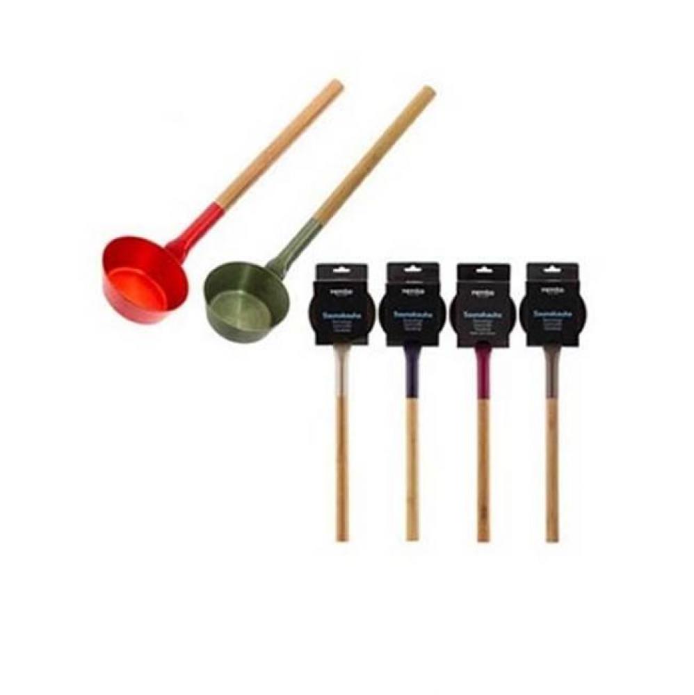 Rento Aluminum Ladle, Brown/Black