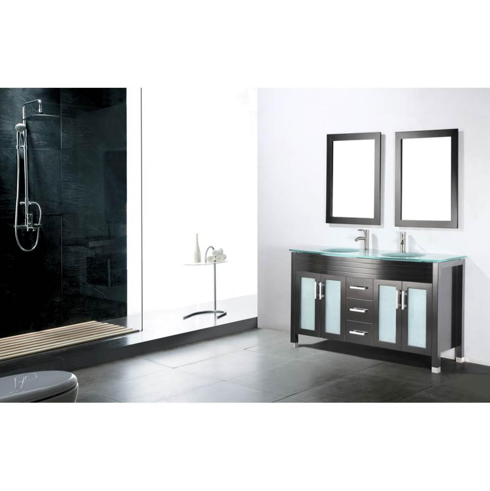 Adora Vanity, Espresso, 59''