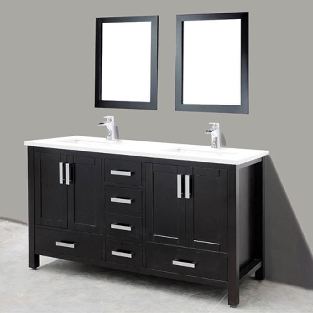 Astoria Double Vanity, Espresso, 60'', Espresso, 60''