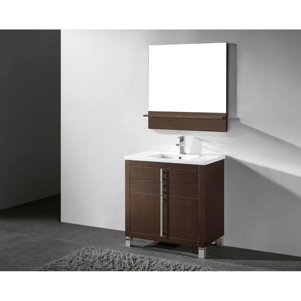 Turin Vanity, Walnut, 36''
