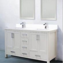 Adornus ASTORIA 60-W-Q - Astoria Double Vanity, Espresso, 60'', White, 60''