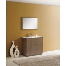 Adornus COSMO-36-GO - Cosmo Vanity, Gray Oak, 36''