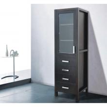 Adornus ASTORIATOWER21E - Astoria Tower Cabinet, Espresso, W21'' X H72'' Xd 21''