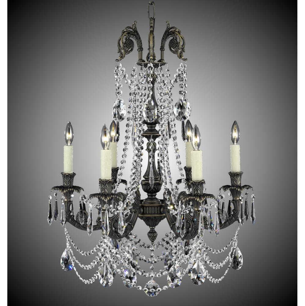 6 Light Finisterra with draping