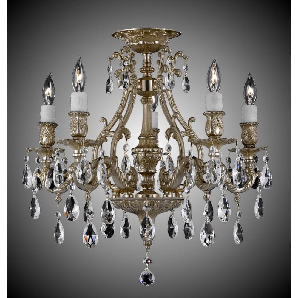 5 Light 3 Flush Mount