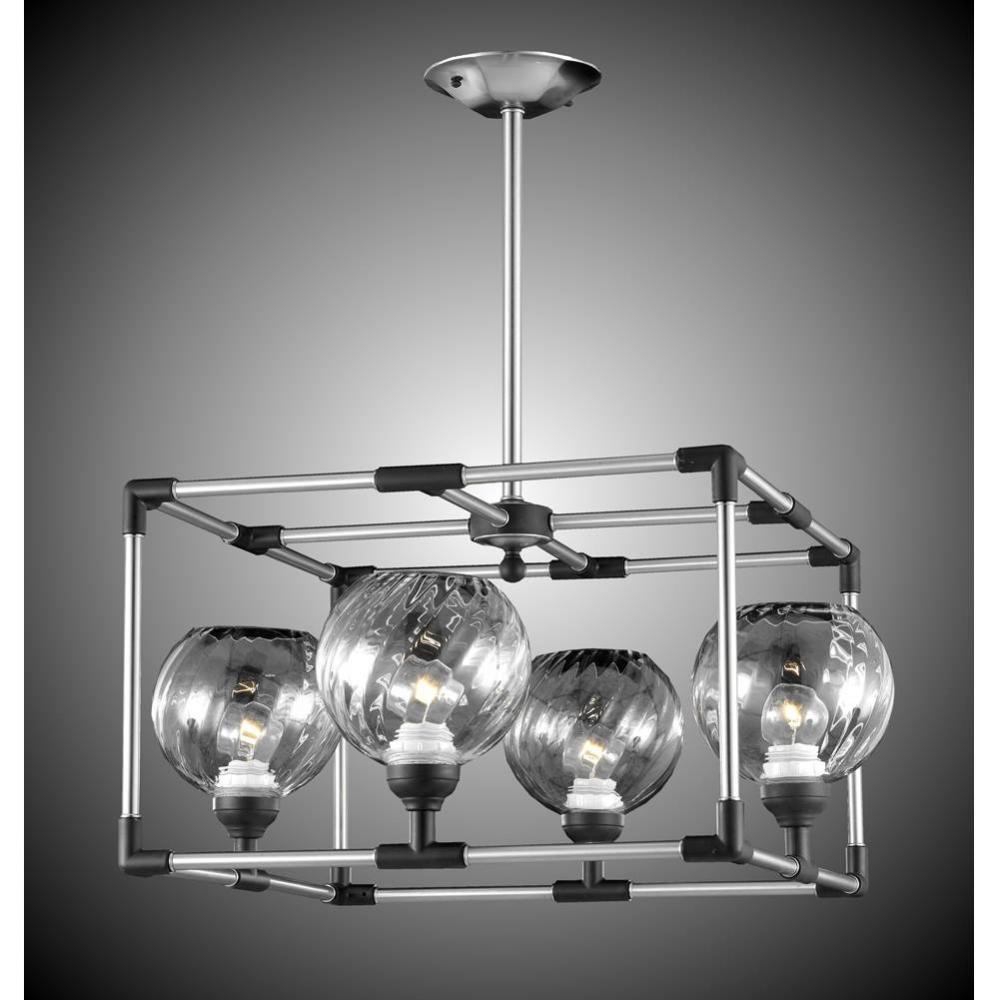 4 Light Magro Globe Square