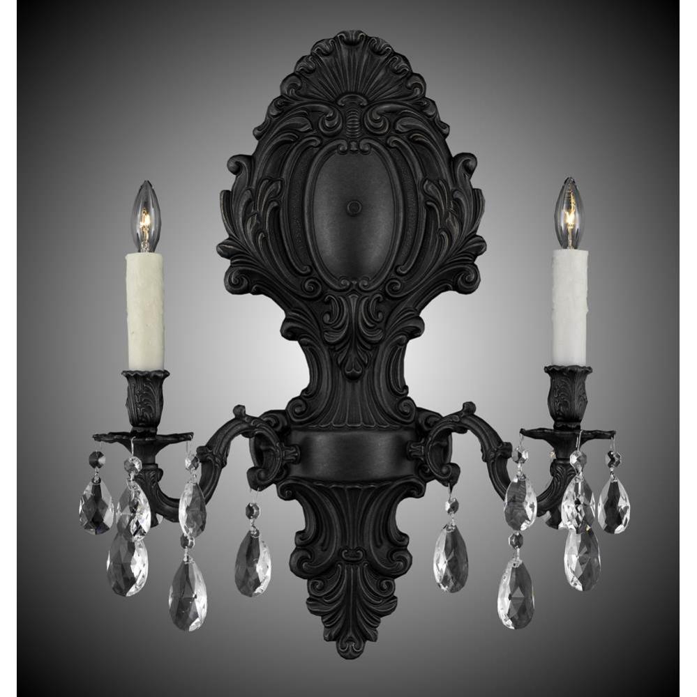 2 Light Fleur-De-Lis Large Wall