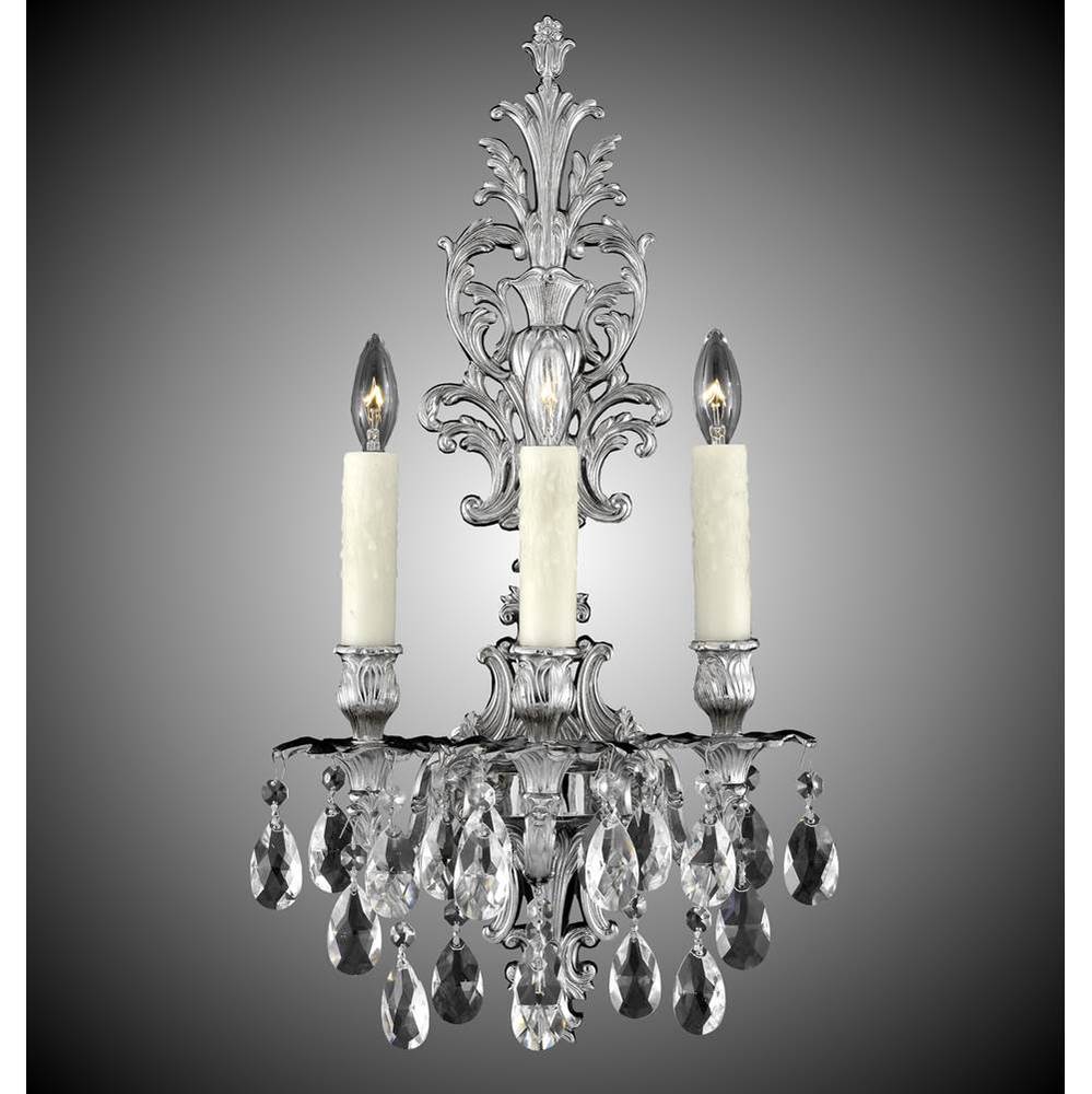 3 Light Filigree Extended Top Wall