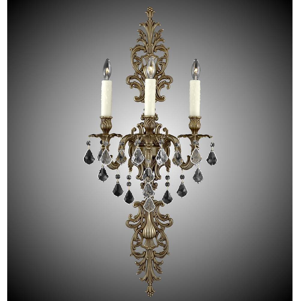 3 Light Filigree Extended Top and Tail Wall