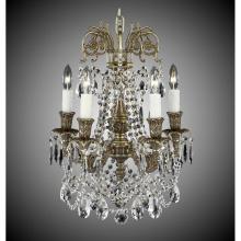 American Brass And Crystal CH2051-O-05S-16G-PI - 5 Light Finisterra with draping