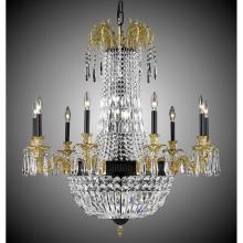 American Brass And Crystal CH2143-S-02G-ST - 9+9 Light Finisterra