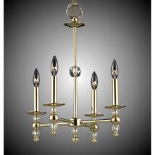 American Brass And Crystal CH3202-38G-ST - 4 Light Magro Stem
