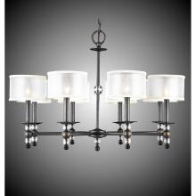 American Brass And Crystal CH3205H-33S-37G-ST-GL - 8 Light Magro Stem Chandelier with