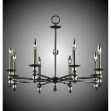 American Brass And Crystal CH3205-35S-ST - 8 Light Magro Stem