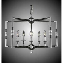 American Brass And Crystal CH3603-37G-38G-ST - 5 Light Magro Cage