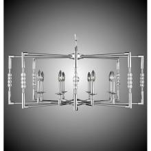 American Brass And Crystal CH3605-37G-38G-ST - 8 Light Magro Cage