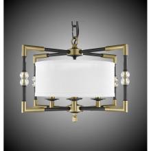 American Brass And Crystal CH3702-32G-36G-ST-PG - 4 Light Magro Drum Shade