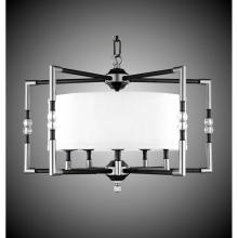 American Brass And Crystal CH3703-32G-ST-HL - 5 Light Magro Drum Shade