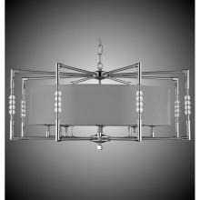 American Brass And Crystal CH3705-32G-ST-PG - 8 Light Magro Drum Shade