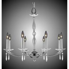 American Brass And Crystal CH5326-SP-38G-37G-ST - 8 Light Kensington