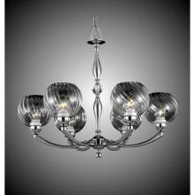 American Brass And Crystal CH5375-38G - 6 Light Kensington Globe