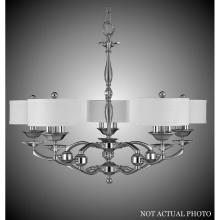 American Brass And Crystal CH5443-32G-ST-SL - 5 Arm Kensington Dinette Drum Shade Chandelier