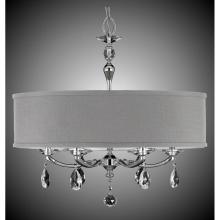 American Brass And Crystal CH5486-O-32G-ST-SL - 28 inch Kensington Empire Drum Shade