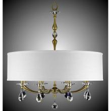 American Brass And Crystal CH5487-O-32G-36G-ST-GL - 32 inch Kensington Empire Drum Shade