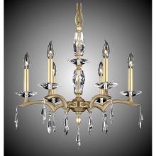 American Brass And Crystal CH5503-G-36G-32G-ST - 6 Light Kaya
