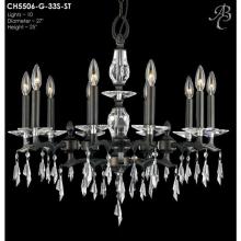 American Brass And Crystal CH5506 - 10 MAX 40
