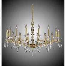 American Brass And Crystal CH5509-G-38G-ST - 16 Light Kaya